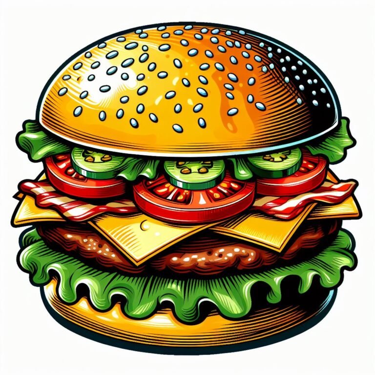 Hamburger, pop art