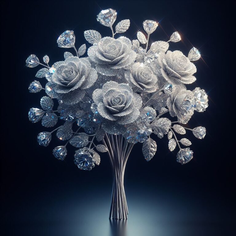 Diamonds flower