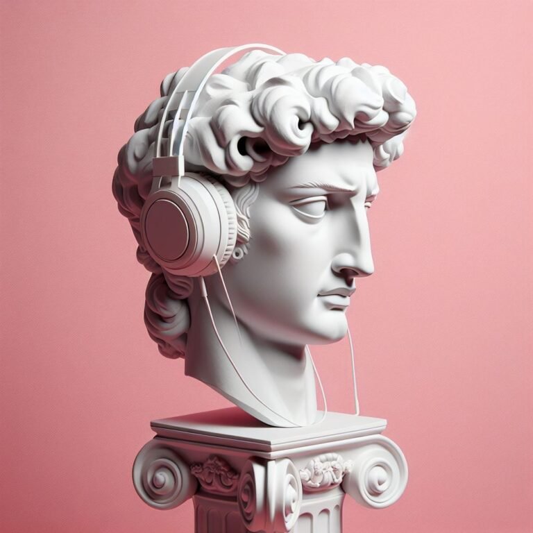 David marble bust