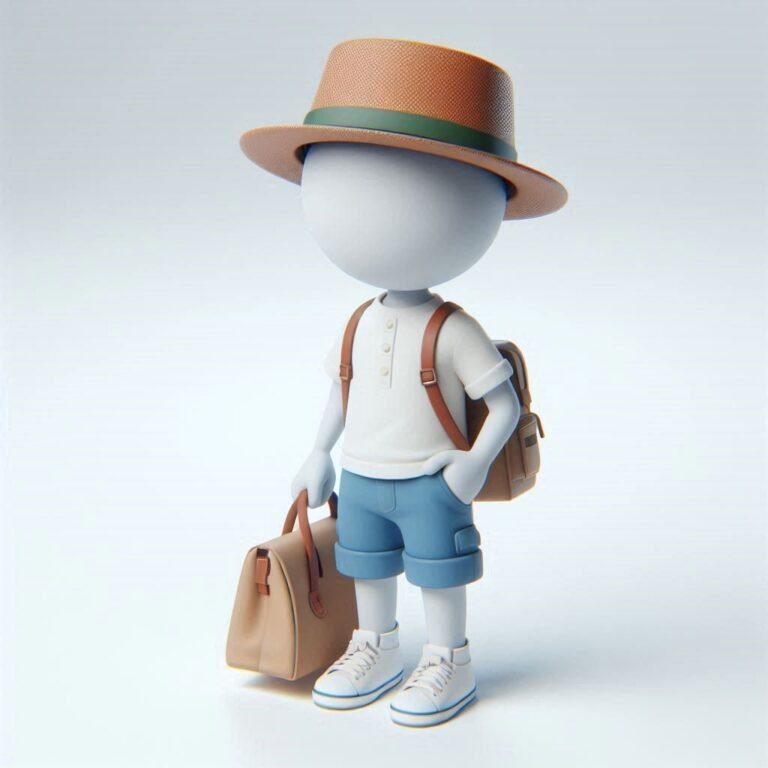 A 3D animated character