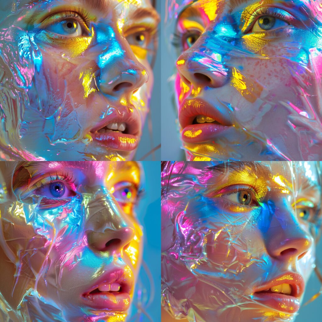 Gloss futuristic model